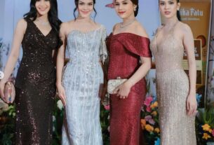 Pesona Erina Gudono Tampil Bold Dengan Lipstik Merah, Kalungnya Rp 481 Juta