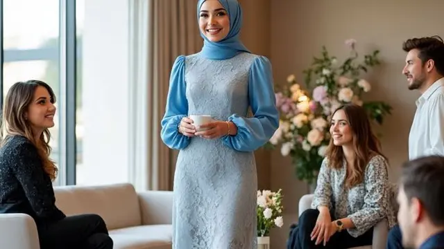 Trik Memilih Kain Long Dress agar Terlihat Jatuh dan Tidak Tipis