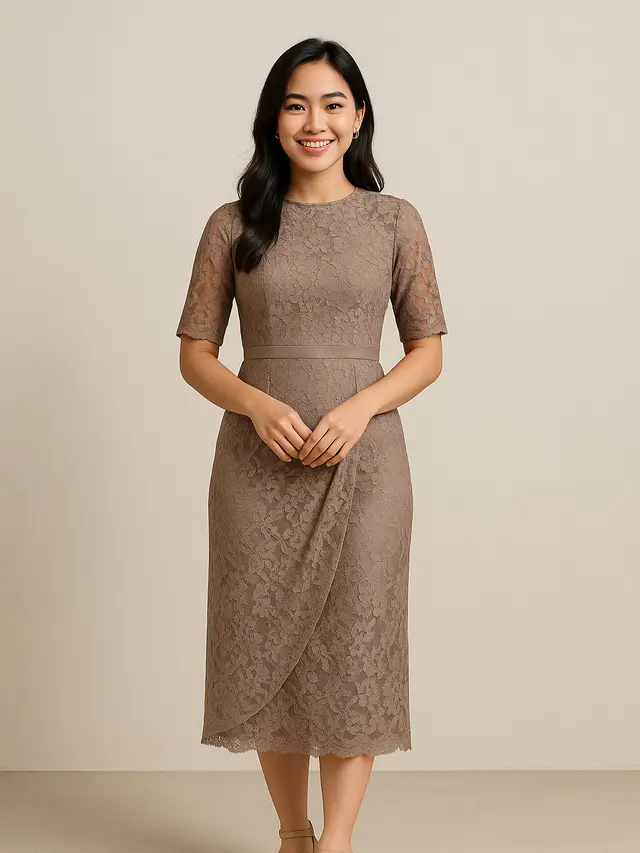 Model Baju Bridesmaid Brokat Non Hijab, Meriahkan Pesta Pernikahan